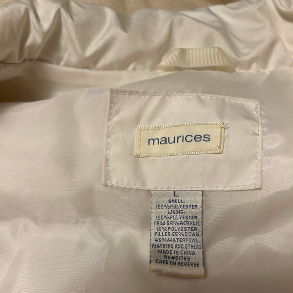 Maurices White Puffy Vest - Picture 8 of 14